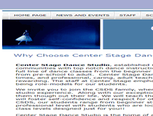 Tablet Screenshot of csdancestudio.com